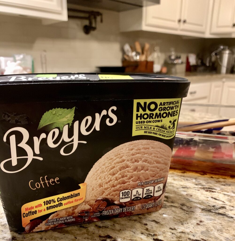 Breyers coffee ice cream