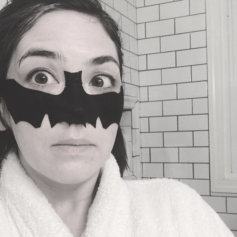 Bat beauty mask
