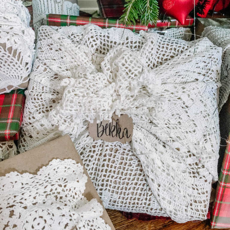 The simple wrap doily technique