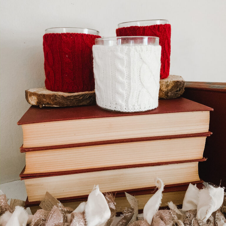 Stack of red books